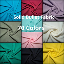 Load image into Gallery viewer, 70 Colors Bullet Listing #1 Ribbed Scuba Techno Double Knit 2-Way Stretch Polyester Spandex Apparel Craft Fabric 58&quot;-60&quot; Wide By The Yard