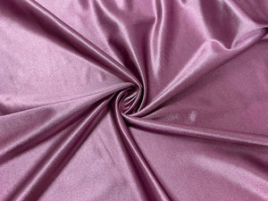 Lilac Satin Stretch Knit #5 240 GSM Shiny 2-Way Stretch Fabric Polyester Spandex Casino Apparel Craft Fabric 58"-60" Wide By The Yard