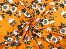 Load image into Gallery viewer, Fall Floral DBP Print #614 Double Brushed Polyester Spandex Apparel Stretch Fabric 190 GSM 58&quot;-60&quot; Wide By The Yard