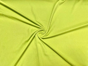 Citrus DBP 4X2 Rib Knit #41 Double Brushed Polyester Spandex Stretch 190GSM Apparel Fabric 58"-60" Wide By The Yard