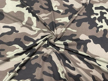 Load image into Gallery viewer, Camouflage DBP Print #750 Double Brushed Polyester Spandex Apparel Stretch Fabric 180 GSM 58&quot;-60&quot; Wide By The Yard
