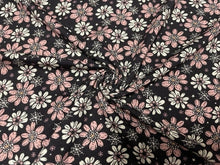 Load image into Gallery viewer, Brittany Frost Designs Spooky Floral Cotton Spandex Print #92 230GSM Jersey Knit Stretch Exercise Apparel Fabric 58&quot;-60&quot; Wide By The Yard