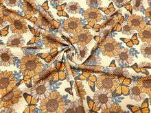 Load image into Gallery viewer, Brittany Frost Designs Butterflies Bullet Print #716 Ribbed Scuba Double Knit Stretch Poly Spandex Apparel Craft Fabric 58&quot;-60&quot; Wide BTY