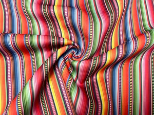 Serape Super Scuba Techno Print #67 Double Knit Stretch Fabric Poly Spandex Apparel Craft Fabric 58"-60" Wide By The Yard