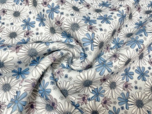 Load image into Gallery viewer, Brittany Frost Designs Winter Floral Super Scuba Techno Print #185 Double Knit Stretch Fabric Poly Spandex Fabric 58&quot;-60&quot; Wide By The Yard