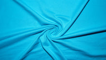 Load image into Gallery viewer, Aqua #43 Double Brushed Polyester Spandex Apparel Stretch Fabric 190 GSM 58&quot;-60&quot; Wide By The Yard