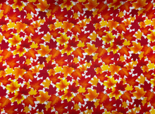 Load image into Gallery viewer, Fall Leaves Bullet Print #430 Ribbed Scuba Techno Double Knit 2-Way Stretch Poly Spandex Apparel Craft Fabric 58&quot;-60&quot; Wide BTY